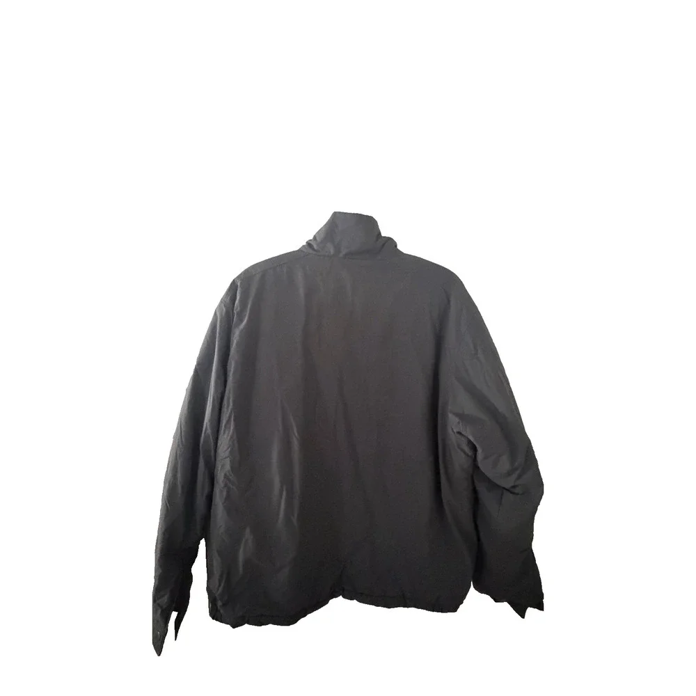 Columbia Men's Full Zip Fleece-Lined Nylon Jacket Gray Size XL